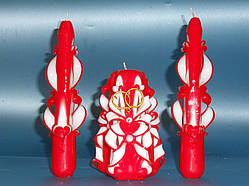 Набір весільних різальних свічок