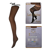 Колготи жіночі 60 Den мікрофібра Lady Sabina, мокко розмір 2