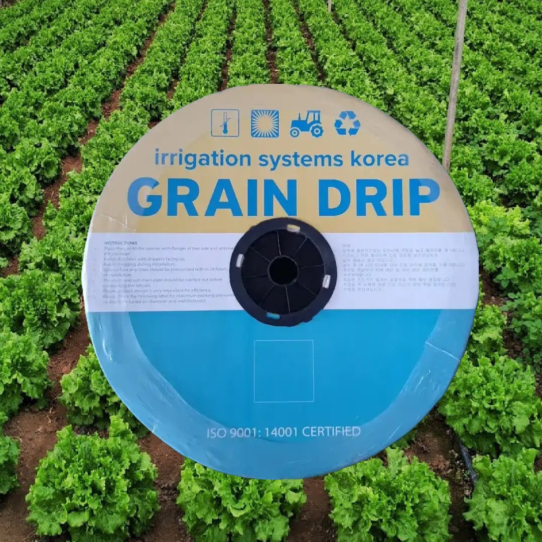 Крапельна стрічка щілинна 7 mil, 10 см, 1,4 л./год, 1000м Grain Drip