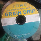 Крапельна стрічка щілинна 8 mil, 15 см, 1,4 л./год, 1000м Grain Drip, фото 4