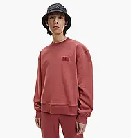 Urbanshop com ua Світшот чоловічий Calvin Klein Shrunken Badge Crew Neck Terracotta Tile Bordo J30J321544