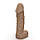 Свічка у формі члена Pure Bliss MINI Brown 15 см, фото 4
