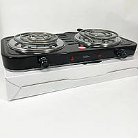 Плита на стіл електрична Suntera, Плита підлогова електрична двоконфорочна для дому FY-40