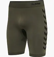 Urbanshop com ua Термобілизна чоловіча Hummel First Seamless Short Olive 212555-6084 РОЗМІРИ ЗАПИТУЙТЕ