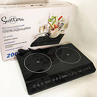 Індукційна плита з автоматичним відключенням Suntera, Кухонна індукційна плитка електрична настільна IC-63