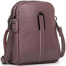 Жіноча шкіряна сумочка клатч Alex Rai фіолетова