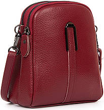 Жіноча шкіряна сумочка клатч Alex Rai бордова