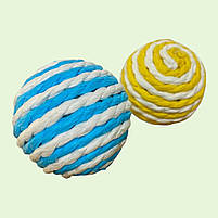 Іграшка М’яч сизаль для котів і маленьких собак, 4,6 см, фото 3