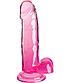 Фалоімітатор Pipedream King Cock Clear 7" Pink, 19х4 см., фото 2