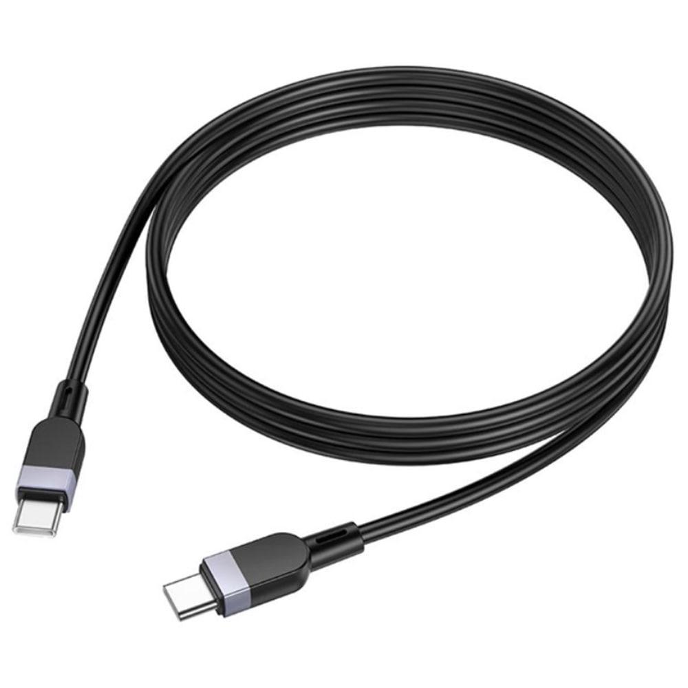 Кабель Type-C/Type-C HOCO X109 60 W 2 м (круглий) Black