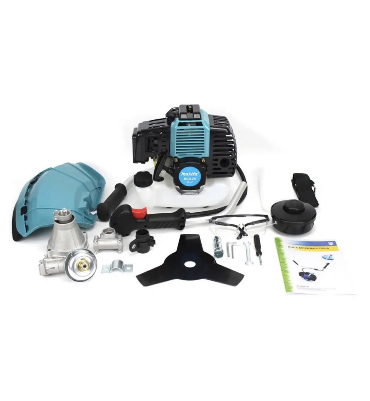 Мотокоса Makita BC 526 (4.2 кВт, 2х тактний). Бензокоса Макіта, Кущоріз, Тример