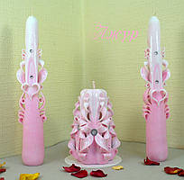 Набір весільних різальних свічок