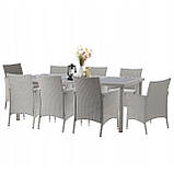Комплект, набір садових меблів для саду, тераси, балкону Garden Line ABI3661 сірий, фото 2