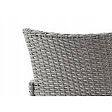 Комплект, набір садових меблів для саду, тераси, балкону Garden Line ABI3661 сірий, фото 4