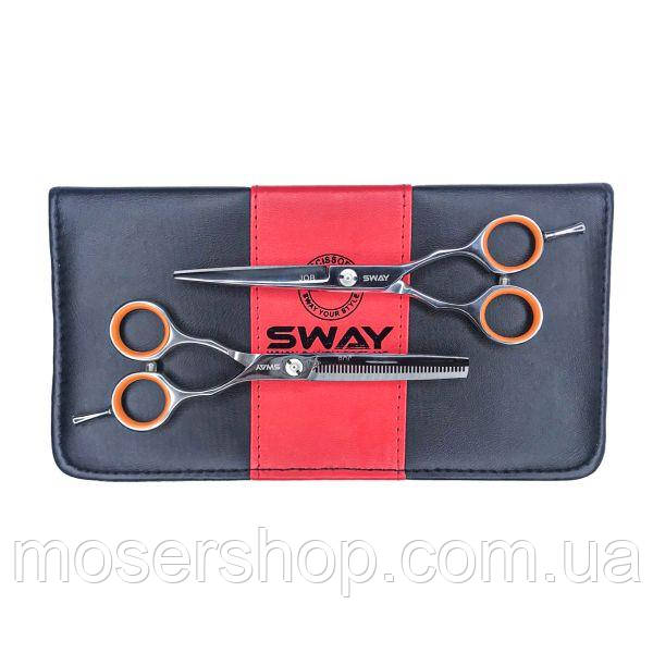 Набір перукарських ножиць Sway Job 501 розмір 5,5 110 501 set 5,50"