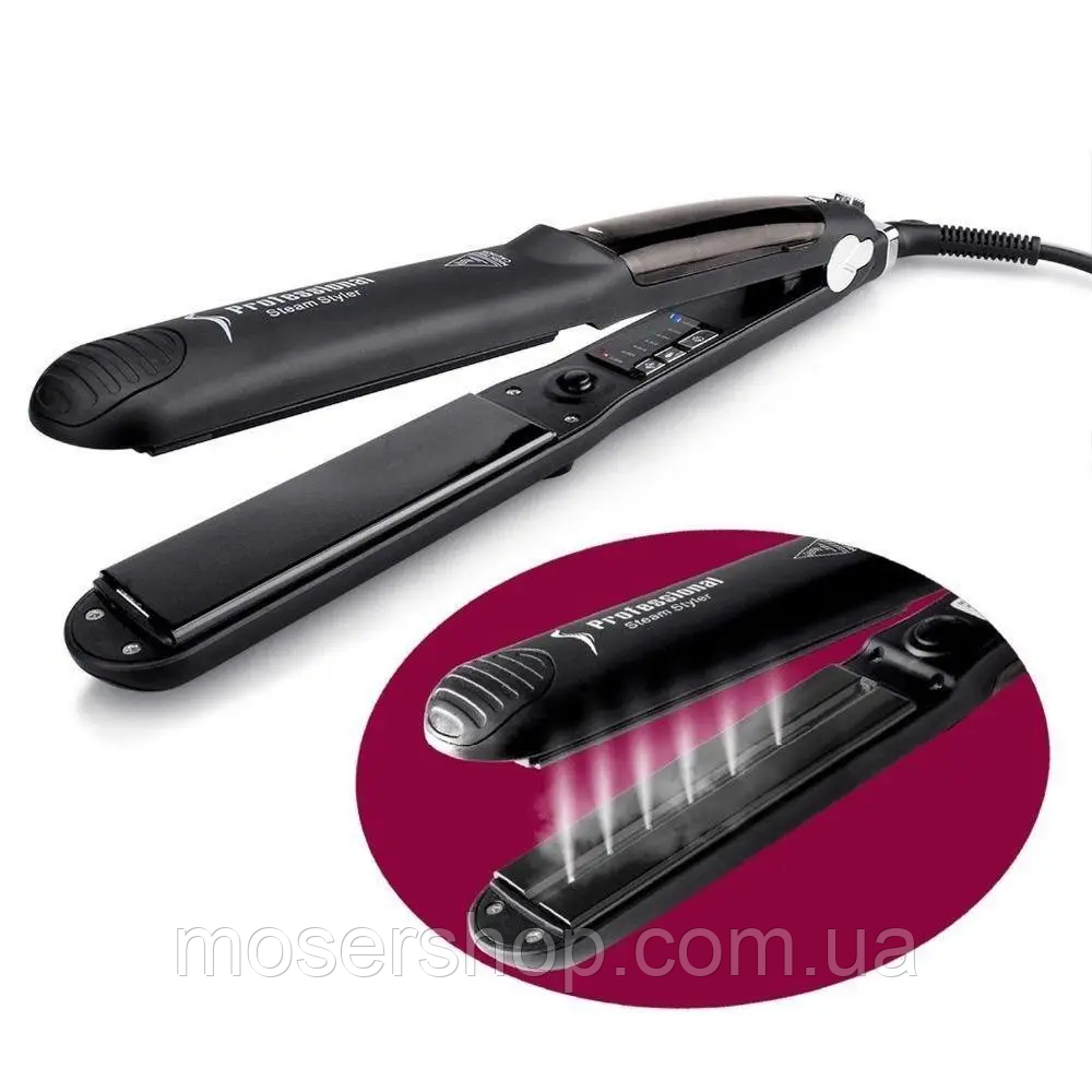 Паровий випрямляч для волосся Professional Hair Salon Steam Styler 984223