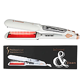 Паровий інфрачервоний випрямляч для волосся Ultrasonic Professional Steam Infrared Styler GM-HS010, фото 3