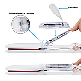 Паровий інфрачервоний випрямляч для волосся Ultrasonic Professional Steam Infrared Styler GM-HS010, фото 8