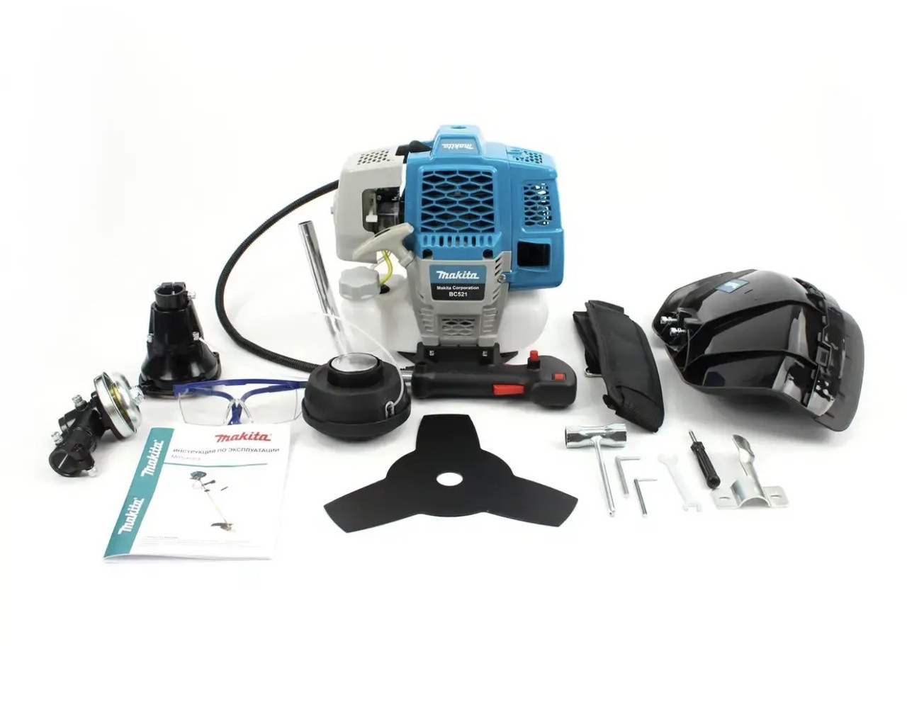Мотокоса Makita BC 521 (4,8 кВт, 2-тактний) Комплектація "ECO" Мотокоса бензинова 2-тактна 4,8 кВт Макіта