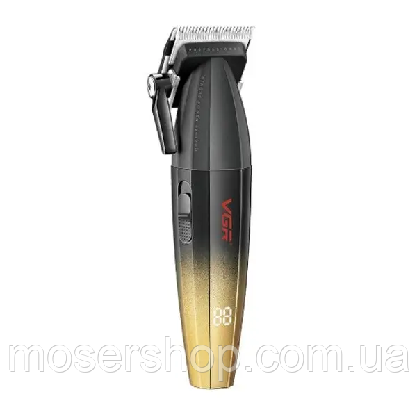 Машинка для стрижки VGR Professional Turbo Black&Gold (V-003-GO)