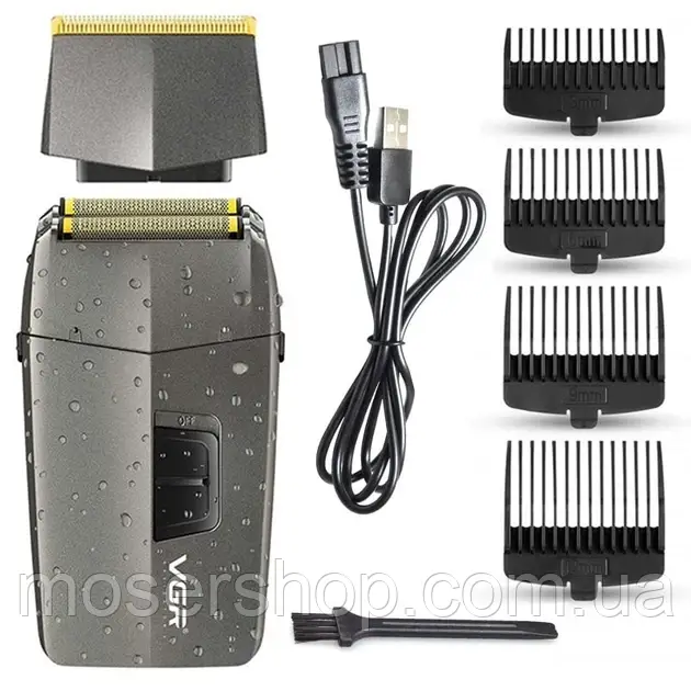 Електробритва з насадкою тримера VGR Professional MasterCut 2-in-1 V-086