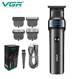 Тример для стрижки VGR Professional Hair Trimmer V-987 Black, фото 3