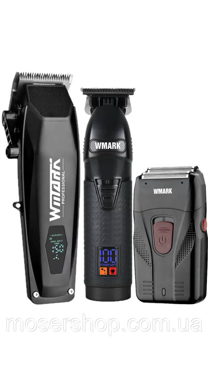 Набір для стрижки WMARK Barber Hair Expert Black NG-928-BK