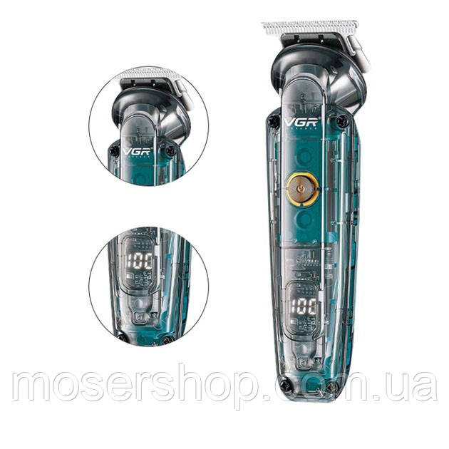 Тример для стрижки VGR Professional Hair Trimmer V-949 Blue