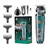 Тример для стрижки VGR Professional Hair Trimmer V-949 Blue, фото 4