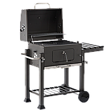 Мангал гриль-барбекю 114,5х60х108 см вугільний Garden Line BBQ5320 для саду,тераси та дому, фото 4