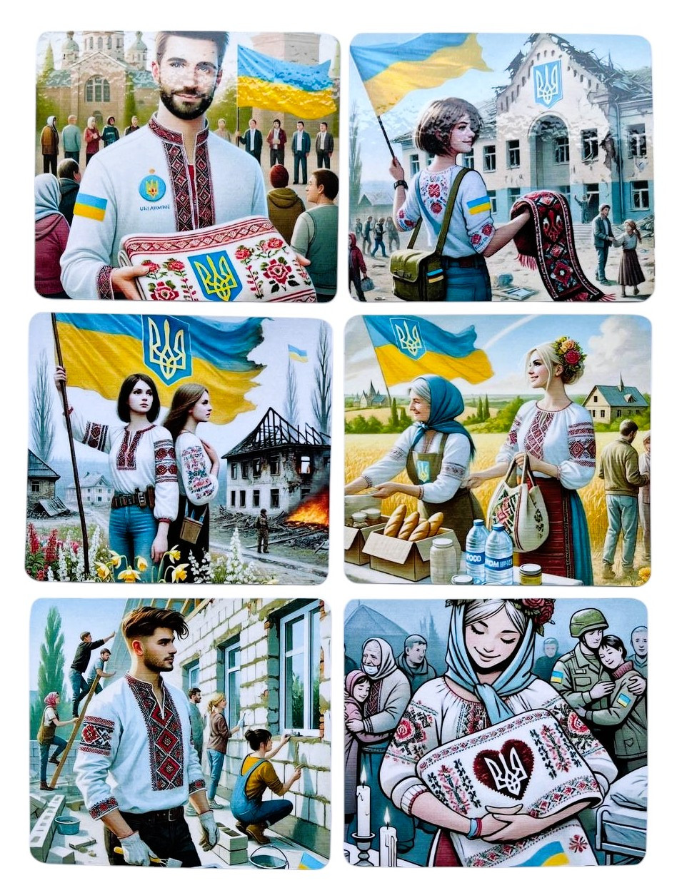 Метафоричні карти "Волонтери України: Серце країни". Ващук Наталія