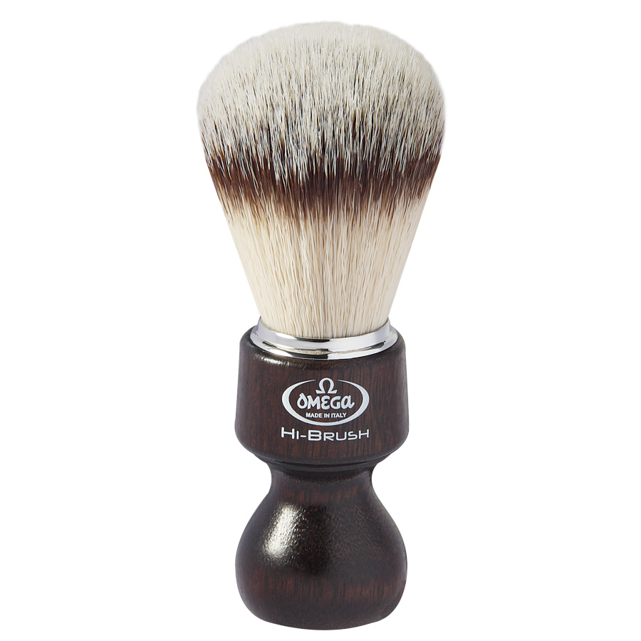 Помазок для гоління  Omega Hi-Brush Fiber Shaving Brush 0146126