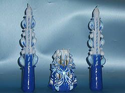 Набір весільних різальних свічок