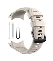 Ремінець для Garmin Instinct 2X Solar Гармин Инстинкт 2X Солар (молочний)