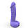 Свічка у формі члена Pure Bliss BIG Violet 18 см, фото 4