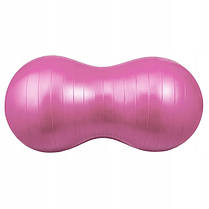 М'яч для фітнесу (арахіс) 4FIZJO Air Ball Peanut 45 x 90 см Anti-Burst Pink (P-5907739318565), фото 4