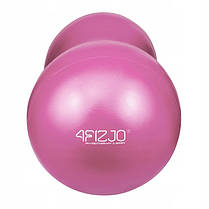 М'яч для фітнесу (арахіс) 4FIZJO Air Ball Peanut 45 x 90 см Anti-Burst Pink (P-5907739318565), фото 5