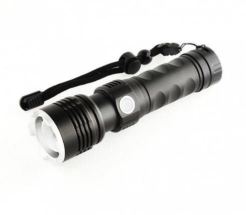 Ліхтар тактичний Police BL-A73-P50 zoom, Type C-USB 18650, фото 1
