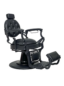 Перукарське чоловіче крісло Barber Cardinal Black крісло барбера VM08