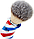 Помазок для гоління Omega Barber Pole Hi-Brush Synthetic Fiber, фото 3
