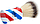 Помазок для гоління Omega Barber Pole Hi-Brush Synthetic Fiber, фото 4