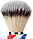 Помазок для гоління Omega Barber Pole Hi-Brush Synthetic Fiber, фото 5