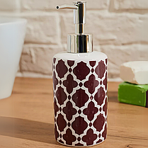 Набір аксесуарів для ванної кімнати та душу і комплект у ванну: шторка, стакан для щіток, дозатор для мила, фото 5