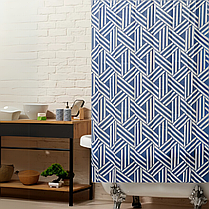 Набір аксесуарів для ванни та душу, комплект приладдя: штора, дозатор для мила, стакан для щіток, фото 3