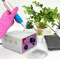 Фрезер для манікюру та педикюру професійний із педаллю DM 4-25000 об./хв, фото 2