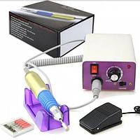 Фрезер для манікюру та педикюру професійний із педаллю DM 4-25000 об./хв, фото 4