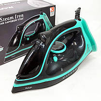 Праска парова RAF R.1250 з керамічною підошвою та функцією самоочищення 2200 Вт. QL-862 Колір: синій, фото 3