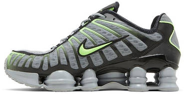 Кросівки Nike Shox TL Wolf Grey Lime Blast - AV3595-005, фото 3