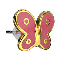 Серьги Biojoux сталь, Biojoux серьги с оригинальным дизайном Позолоченные ювелирная бижутерия PN-58