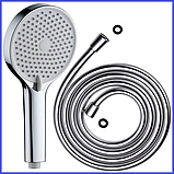 Шланг для душу Силіконовий та Лійка (душовий набір німецький) Mixxus 217LS-SL Premium, фото 6